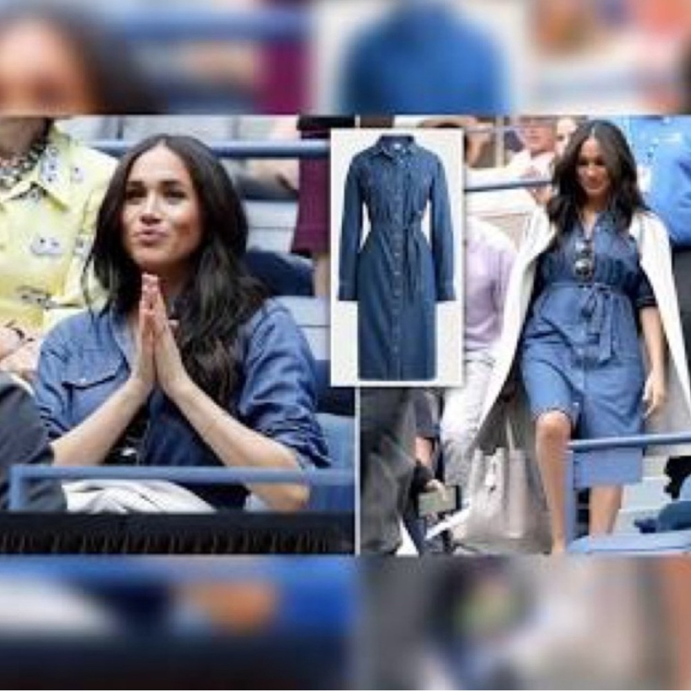 J. Crew long-sleeve Denim Shirt Dress